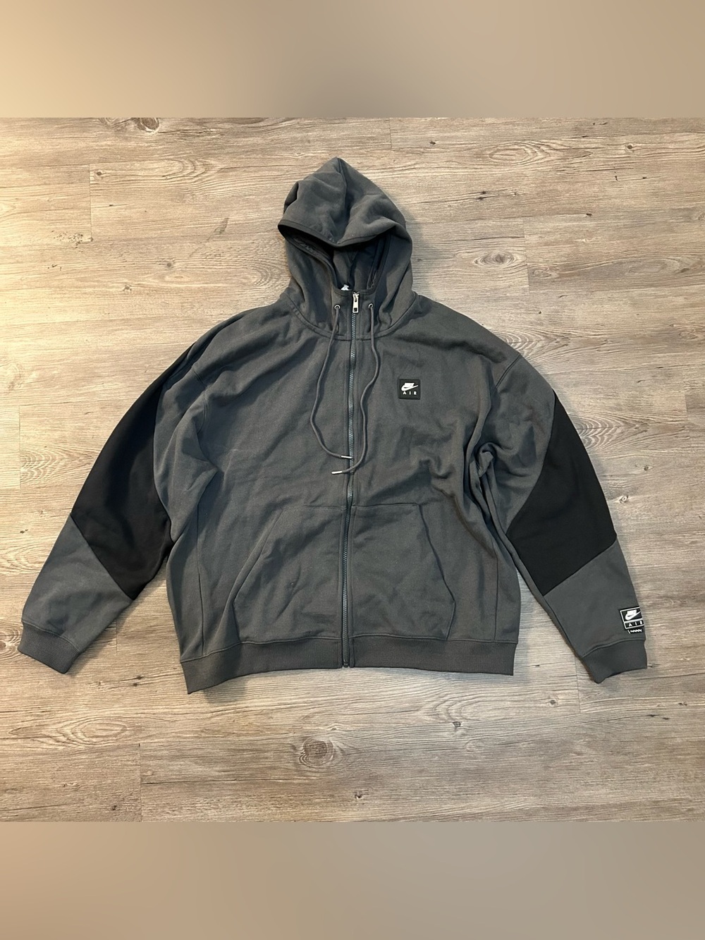 Nike Club Fleece Hoodie Mens L Grey Air Max 90 Neon 2026